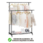 Perchero Doble Organizador De Ropa, bolsos y Zapatos