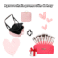 🎁💄 Cosmetiquera HERMOSA con Espejo + REGALO de KIT DE BROCHAS