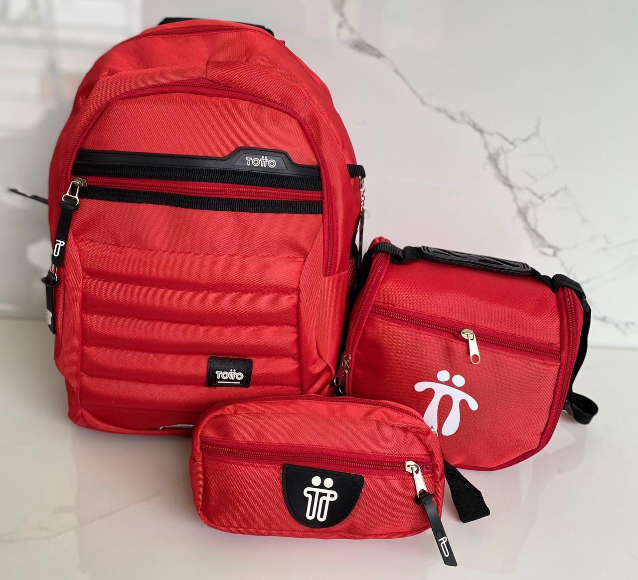 Combo Totto Maleta, Lonchera y Morral Regreso a clases 🏫