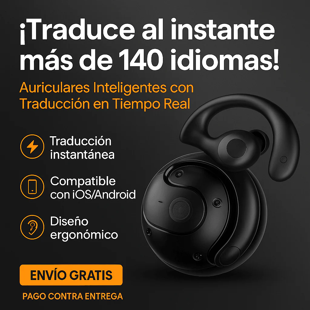 🗣️ Super Audífonos traductor de +150 Idiomas a Español