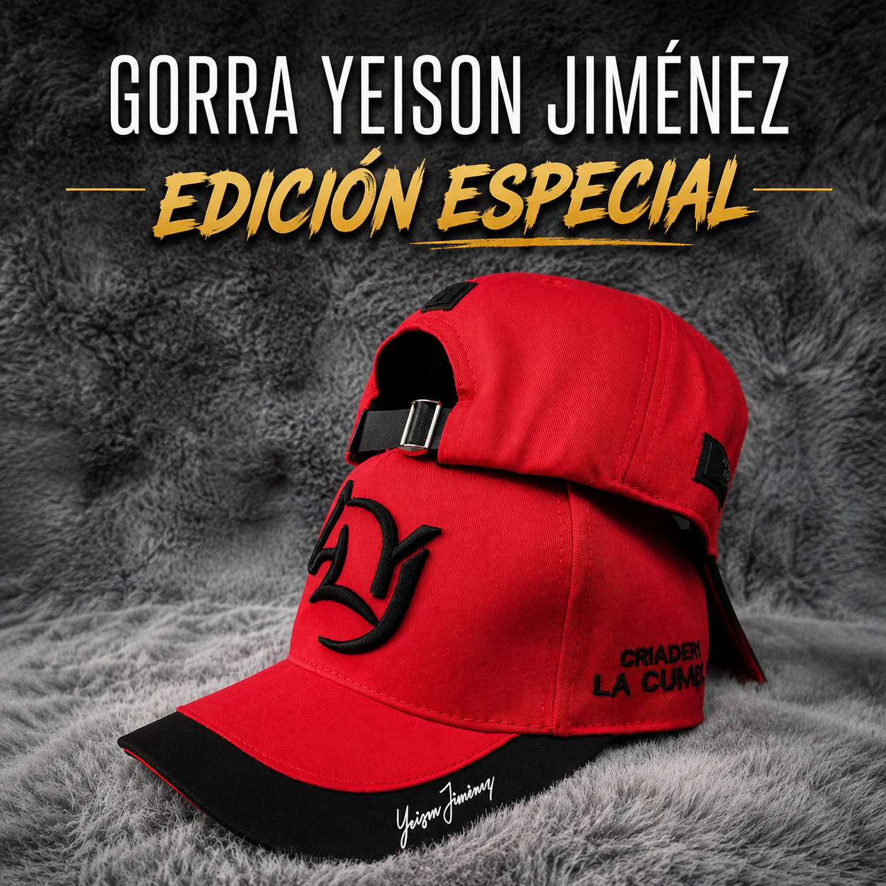 Gorra Yeison Jiménez Con El Corazón🐴-Llévala Puesta En Tu Nuevo Oufit